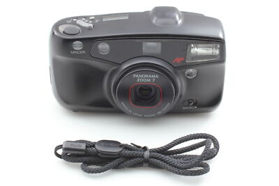 【動作確認済】 Minolta ZOOM 7 F0616-9e p Near MINT] Minolta Panorama Zoom 7 Quartz Date Point&Shoot