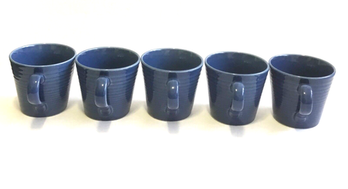 Lot of 5 Royal Doulton Gordon Ramsay Maze Coffee Mugs Blue 13.5 oz. Serveware - Picture 2 of 6