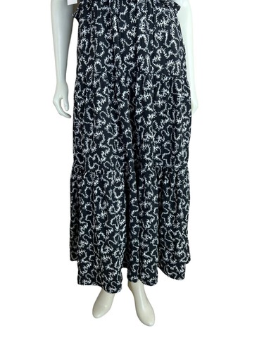 NEU Sea NY Thandi gesmoktes Kleid Gr. 2 Rüschen Flatterärmel Midi Tasche Stufen - Bild 6 von 13