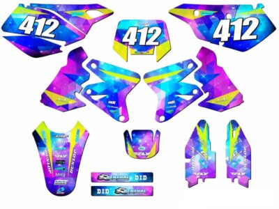 2000-2004 DRZ 400 SPACE KADET Galaxy Senge Graphics Kit Compatible with Suzuki