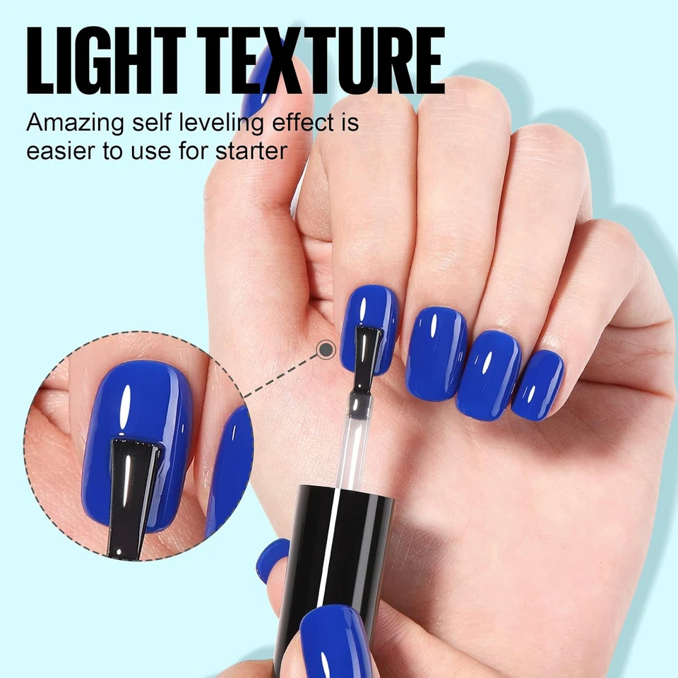 Base Top Coat Gel UV Nagellack 3 X 15ml Enthält Matte No Wipe Nagellacke - Bild 2 von 4