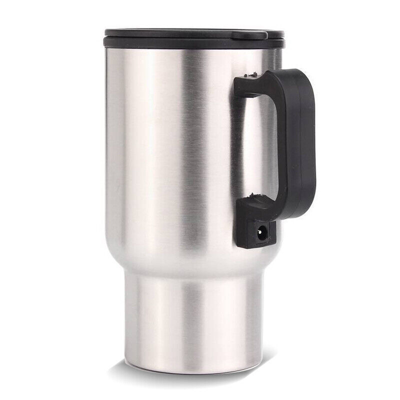 Electric Car Kettle Boiling Heat Cup Stainless Steel Cigarette Lighter Plug B9Z9