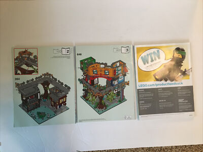 NEW INSTRUCTION ONLY All 3 Books 1-3 NO BRICKS Lego Ninjago 71741