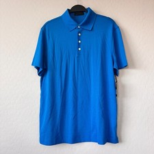 NWT G/FORE Racer Polo Shirt Stylish Golf Athletic Top Performance Blue Men's L