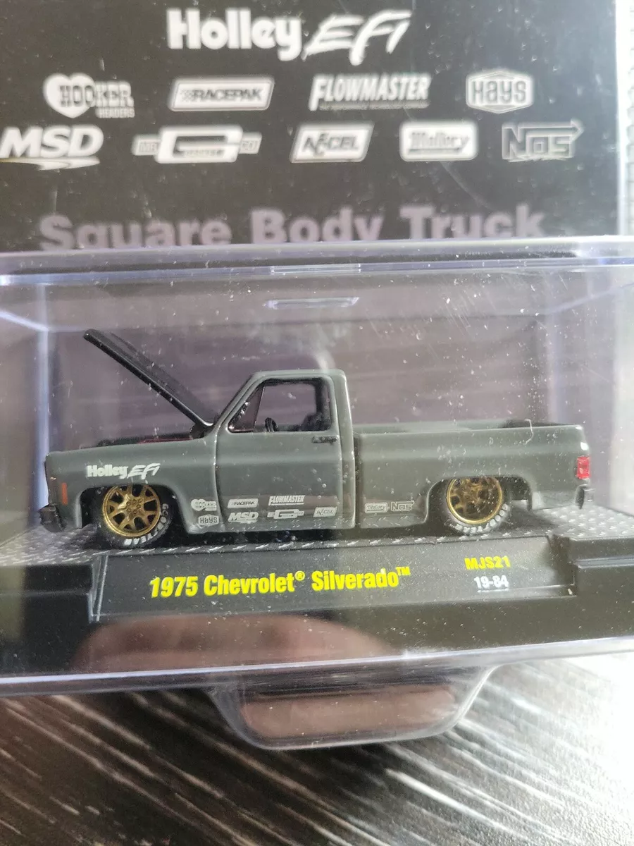 M2 machines mijo exclusives 1975 Squarebody Chevrolet Truck Holley EFI