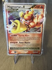 Pokemon Holo Magmortar Lv. X– Mysterious Treasures – 123/123 - 2007