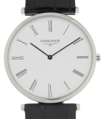 Longines La Grande Classique Steel Leather Quartz Womens Watch L4.709.4.21.2