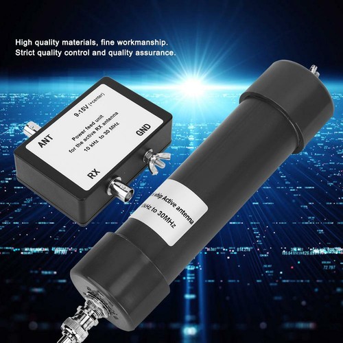 10KHz-30MHz MiniWhip Active Antenna In Box HF LF VLF Mini-whip Sdr RX Portable