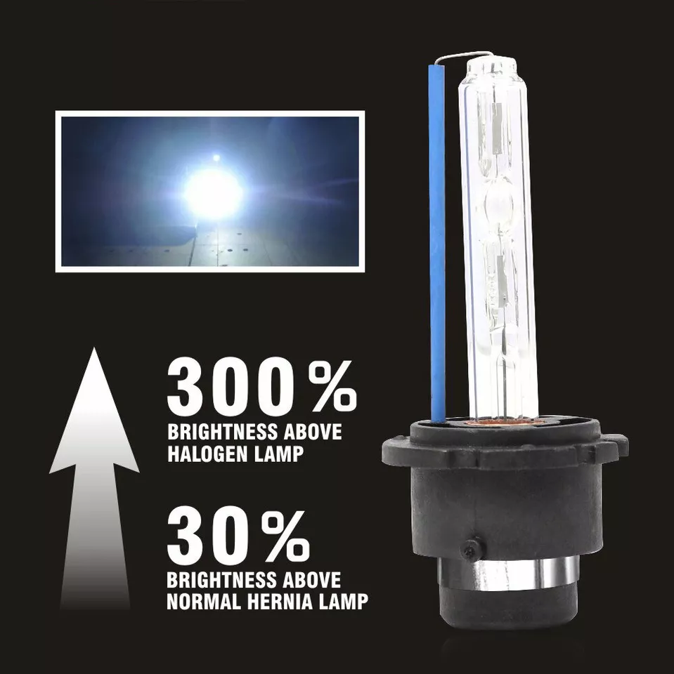 2x 8000K Ice Blue D2S D2R D2C HID Xenon Bulbs Factory Replacement Headlight Kit - Image 4 of 4