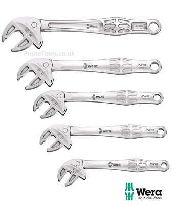Wera JOKER 6004 5-teiliges selbsteinstellendes verstellbares Schraubenschlüssel-Set XS,S,M,L & XXL 7-32