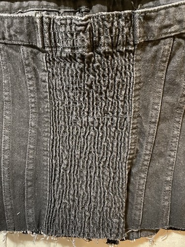 NUEVO CON ETIQUETAS ZARA Mujeres Sin Tirantes Cremallera Frontal Corsé Estilo Denim Recortado Top Talla XS Negro - Imagen 7 de 11