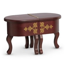 American Girl Cecile's Parlor Desk NIB Table Chair Wooden Marie Grace Retired