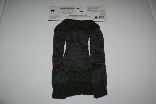 New Christmas Holiday Winter Reindeer M L XL Dog Cat Pet Sweater / Vest FREE S/H - Picture 2 of 3