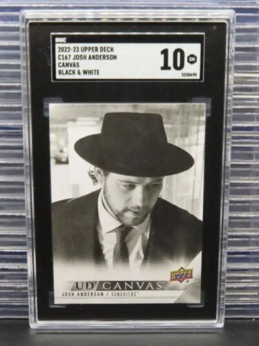 2022-23 Upper Deck Josh Anderson UD Canvas Black & White B&W #C167 SGC 10