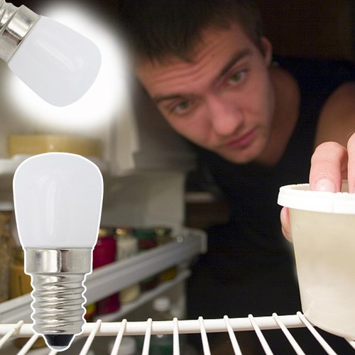 8X E14 LED Fridge Bulb cool White 2W Refrigerator Light 25W Equivalent Salt Lamp - Picture 8 of 12
