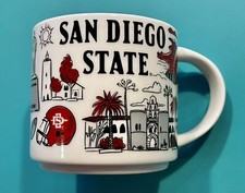STARBUCKS COFFEE MUG - SAN DIEGO STATE UNIVERSITY