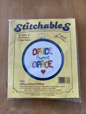 Dimensions Stitchables OFFICE SWEET OFFICE Counted Cross Stitch Kit Frame New