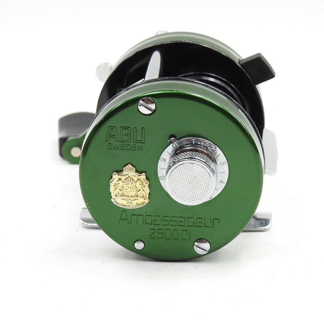 Green Abu Garcia Ambassadeur 2500CI Fishing Reel. Made in
