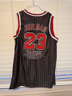 michael jordan hardwood classic jersey With Career Stats And