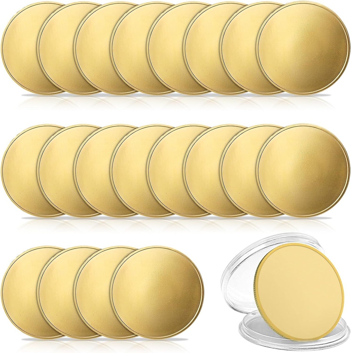 Challenge Coin Blanks 40mm Blank Brass Challenge Coins - Laser ...
