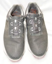 footjoy hyperflex golf shoes men's 11.5 gray boa lace system ftf 2.0