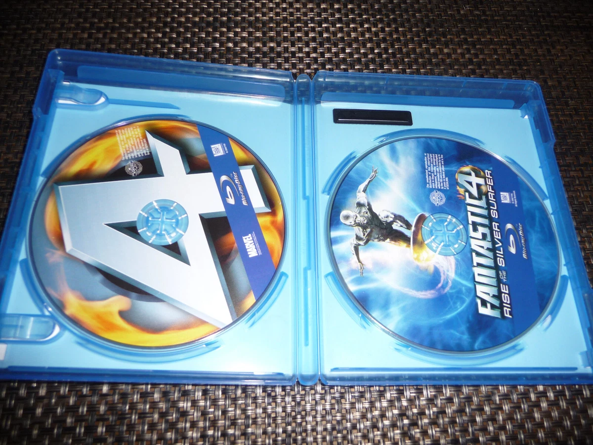 Fantastic 4 (Blu-ray) Double Feature + Rise of the Silver Surfer 2 MOVIES