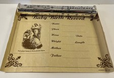 Tiny Treasures Birth Certificate Holder With Certificate