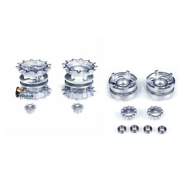 HENGXING Metall-Kettenräder Rollenrad Heng Long für 1:16 RC Panzer T90 3938 Modell Teile