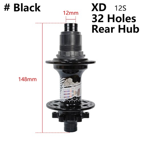 MTB Bicycle 6 Claws 120 Click Hub BOOST 110x12/148x12mm Hub 32H HG XD MS Freehub - Picture 31 of 48