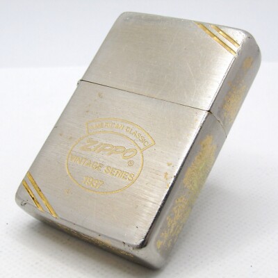 レア37レプリカ月表示無し1985年製ZIPPO 1937 Replica First Year Model Zippo Oil Lighter 1985 Fired Rare | eBay