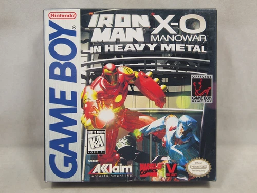 Iron Man X-O Manowar In Heavy Metal (Nintendo Game Boy | GB) BOX ONLY