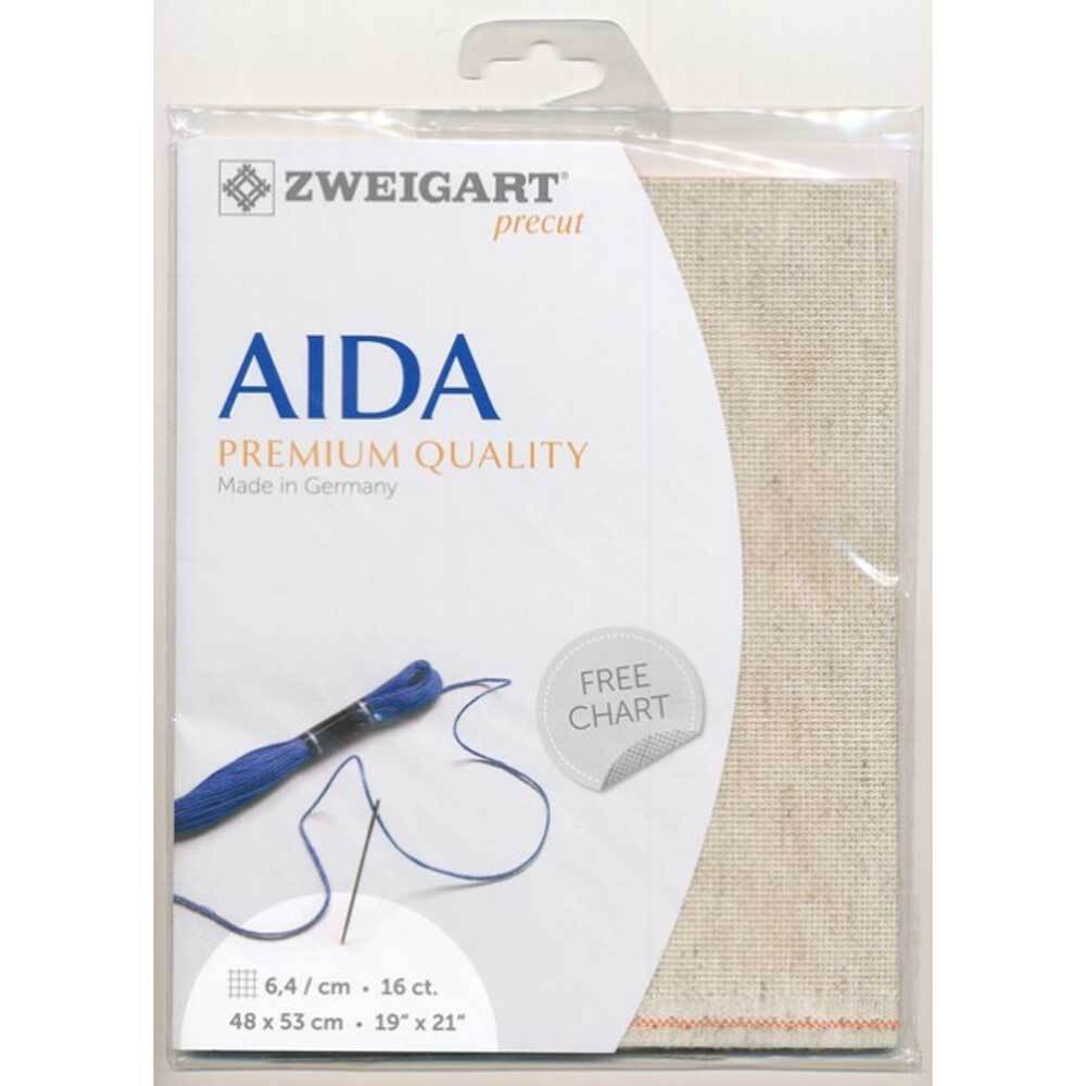 ★RIETI★ LIGHT GRAY AIDA RT 2016 C2 Wichelt - 16 Ct Touch of Grey Aida 18 x 25 in - CrossStitchWorld