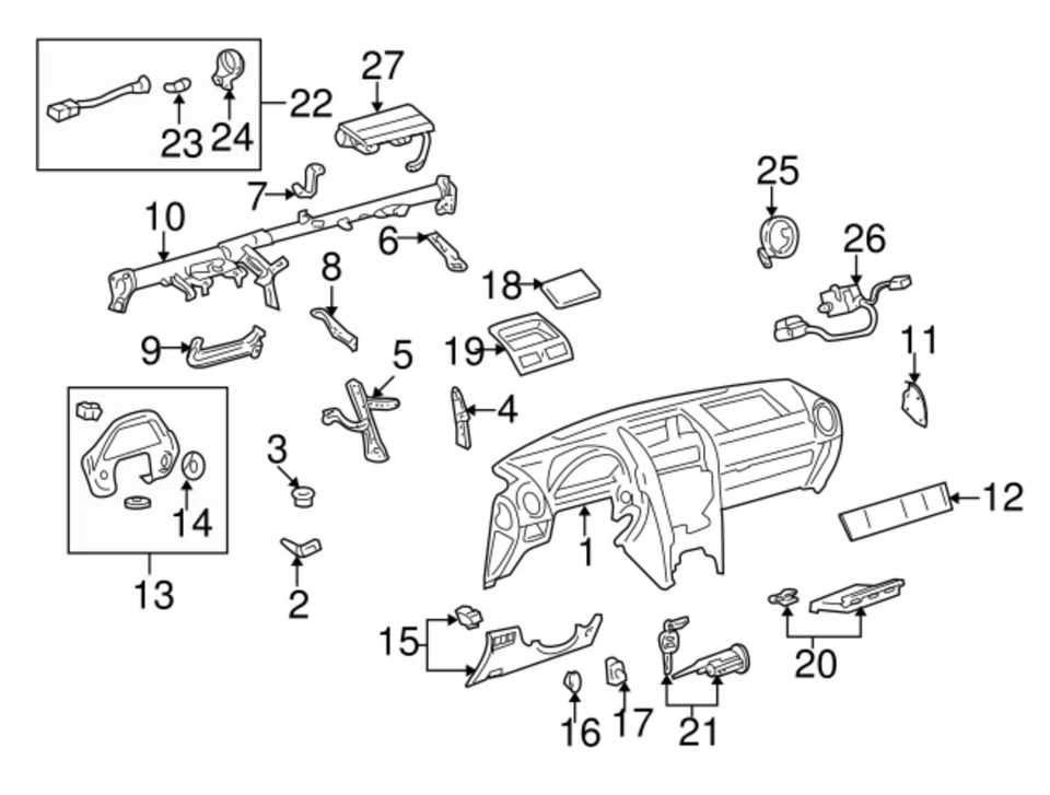 Lexus IS300 2001-2005 lámpara llave encendido luz envolvente 81870-53010 Foto 4 de 4
