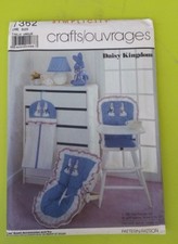 VINTAGE SIMPLICITY BABY ROOM ACESSORIES PATTERN 7362 FREE SHIPPING