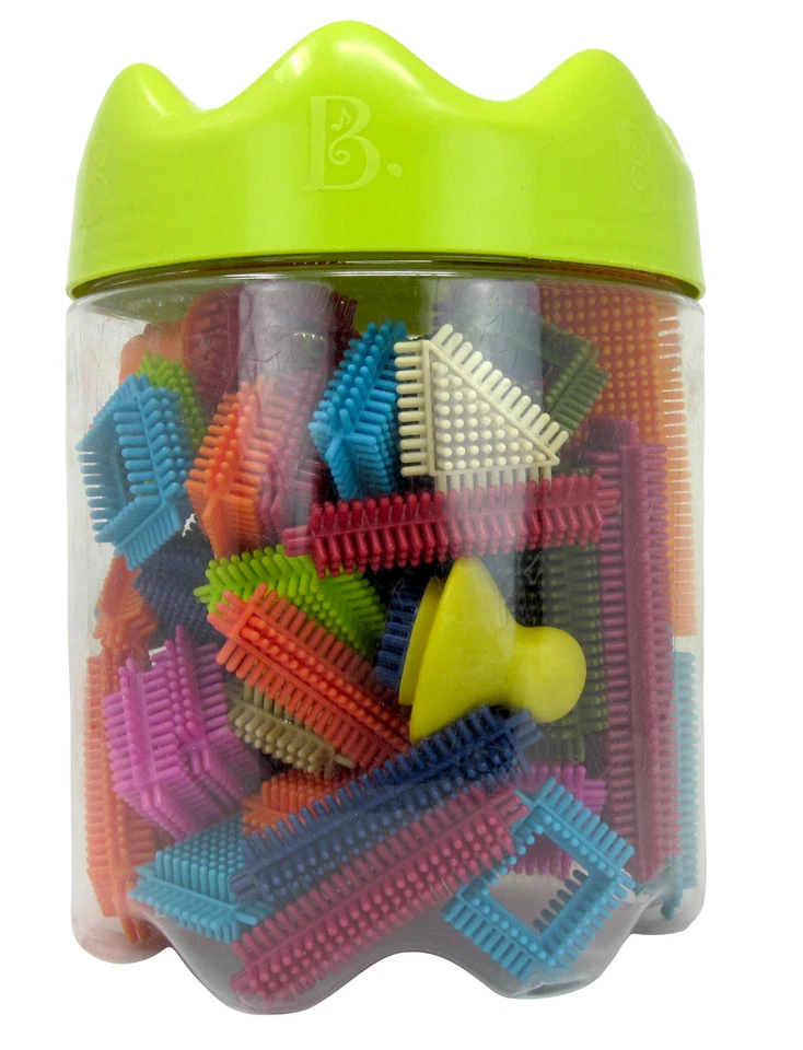 Edushape Ez- Grip Magic Brix bloques de construcción 67 piezas, juguete STEM Foto 2 de 2