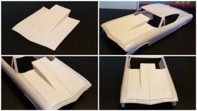 Revell OUTLAW 1/24スケール プラモデル Resin Cowl/Outlaw Hood for '68 & '69 Chevelle Revell 1/25 NEW! | eBay