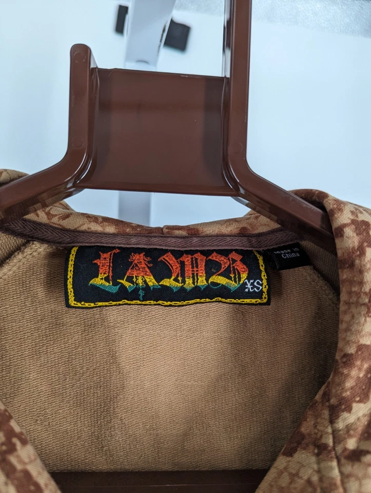 L.A.M.B. Sudadera con Capucha Gwen Stefani De Colección Y2K Piel de Serpiente Estampado de Animales Cremallera XS Harajuku Foto 3 de 4