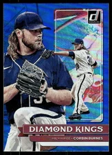 2022 Donruss Holo Blue #21 Corbin Burnes DK - BB