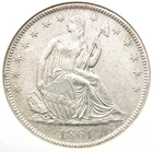 1861-O Seated Liberty Half Dollar 50C from SS Republic Shipwreck - NGC Certified