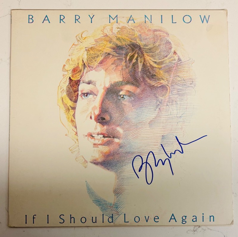 BARRY MANILOW - Signed IF I SHOULD LOVE AGAIN Album~Sex Symbol~The Old Songs