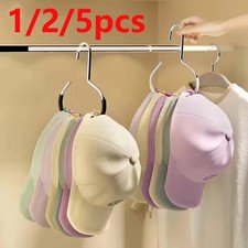 Manganese Steel Round Hooks Heavy Duty Hanger for Hats Bags Scarves 1 2 5PCS