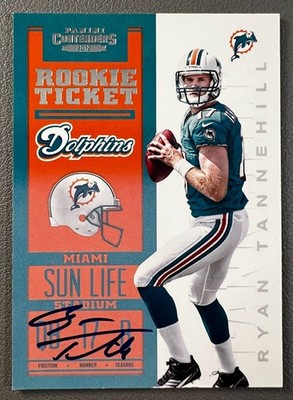 Ryan Tannehill 2012 Panini Contenders Football Rookie Ticket On Card Auto #204