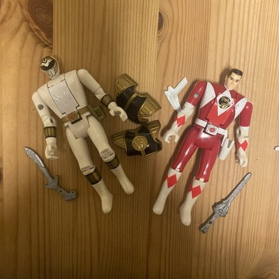 Power Rangers Flip Head Weiß und Rot Bandai 1993 Gebraucht