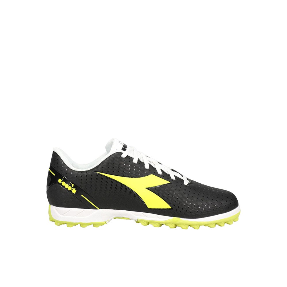 diadora Pichichi 5 Turf Soccer Youth Boys Black, Yellow Sneakers Athletic Shoes