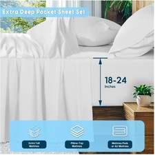 High Thread Count Egyptian Cotton Sheets - Soft  Durable