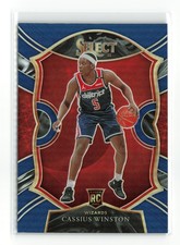 CASSIUS WINSTON #96 2020-21 PANINI SELECT WIZARDS RC BLUE PRIZM