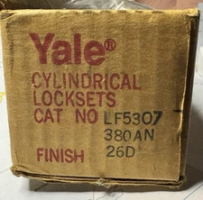 YALE Cylindrical Lockset LF 5307 NO KEYS