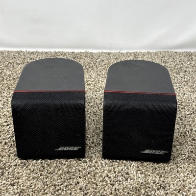 Bose Lifestyle Acoustimass Cube Redline Home Theater Speaker Lot Of 2