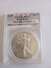 2014 Silver Eagle MS 70 ANACS FDOI