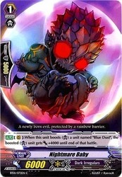 Nightmare Baby BT01/072EN Common Cardfight!! Vanguard